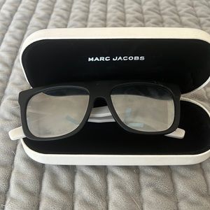 Marc Jacobs sun glasses black and white .